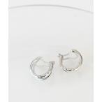 イヤリング ダブルラインサークルのコンヴォルヴイヤリング レディース