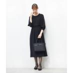 ワンピース 「洗える」「喪服・礼服」シフォンロング丈ブラックフォーマルワンピース/卒業式（卒園式）入学式（入園式）七五三・お宮参り