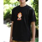 tシャツ Tシャツ メンズ 「CAMP7」Naoki “SAND” Yamamoto fire PRINT グラフィック TEE