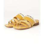 サンダル mjk/スクエアーメタルコンビサンダル レディース