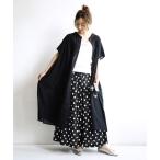 ワンピース コットンガーゼ ロングシャツワンピース