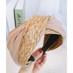 ヘアバンド ラタンカチューシャ レディース