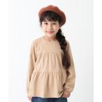 tシャツ ティアード長袖チュニック キッズ 子供服 女の子