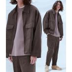 ジャケット ブルゾン 【WYM LIDNM】RAYON 11W CORDUROY ZIP OUTER SET-UP/セットアップ