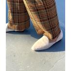 バレエシューズ パンプス AKIKO KIZU × Daniella ＆ GEMMA ムートンセパレートフラットシューズ