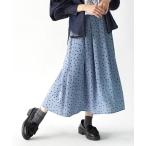 スカート レトロドット フレアスカート