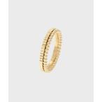 ショッピング指輪 指輪 リング K10ミル×縦溝 ピンキーリング レディース