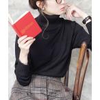 ニット セーター 「着膨れないのに、あったかい」発熱 ヒートフル ニットウエア「タートルネック」 レディース