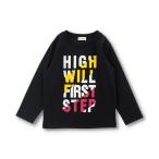tシャツ Tシャツ グラデーションロゴ長袖Tシャツ