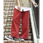 パンツ 「押さえておきたい秋冬の定番素材」コーデュロイ ハイウエストワイドパンツ レディース