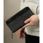 財布 アコーディオン ウォレット シグネチャー キャンバス メンズ