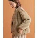 ジャケット ブルゾン 【WEB限定】リバーシブルボアブルゾン
