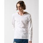 tシャツ basic V-neck L/S メンズ