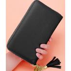  футляр для карточек [ максимальный 60 шт. входит ] Heart one отметка бахрома очарование имеется натуральная кожа футляр для карточек 