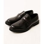 ローファー LASSU＆FRISS 幅広４Eビットローファー メンズ