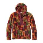 パーカー エル・エル・ビーン・ハイパイル・フリース・フーディ、プリント 米国フィット・レギュラー メンズ