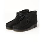 ブーツ Clarks Wallabee Boot Black Sde / クラークス ワラビーブーツ メンズ レディース