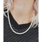 ネックレス 6mmパールネックレス メンズ レディース