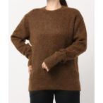 ショッピングＺＡＫＫＡ ニット セーター ウール混ゆる編みミックスニット レディース