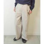 パンツ サイドベルテッドトラウザー レディース