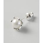 ピアス ミルククラウンパールピアス(L) レディース