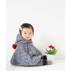 fleece bonbon poncho キッズ 子供服 男の子 女の子