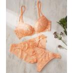 ブラジャー ショーツセット 「レーシータイプ」ぷるるん谷間のノンワイヤーブラ＆ショーツ＆Tバック３点セット