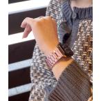 腕時計 Apple Watch Band / アップルウォッチ バンド メタル レザー / Urban Coral レディース メンズ