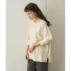 ニット クルーネックボックスニットプルオーバー　＊●