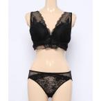 ブラジャー ショーツセット ガーデニアヴェールブラ＆ショーツ「グラマーサイズ」