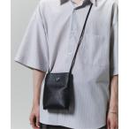 ショルダーバッグ バッグ SHRINK EMBOSS LEATHER SHOULDER BAG