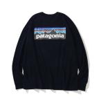 ショッピングパタゴニア tシャツ Tシャツ メンズ 「Patagonia/パタゴニア」ロゴプリントクルーネックロングスリーブTシャツ