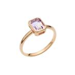 指輪 リング K10ピンクゴールド アメトリンリング レディース