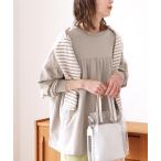 tシャツ Tシャツ ギャザーフレアカットソー