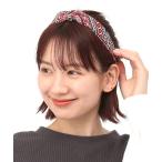 ヘアバンド エスニック総柄ヘアバンド
