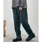 パンツ スラックス 【WYM LIDNM】RATINE SEMI WIDE TAPERED SLACKS