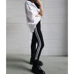パンツ サイドラインレギンスパンツ【裏起毛 or 起毛なし選べる2素材】