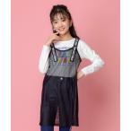 tシャツ Tシャツ メッシュワンピ×ロンTセット キッズ