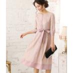 ショッピングパーティードレス ドレス パーティードレス 二次会 Aライン 総レース パールボタン ウエストリボン ひざ丈 フレア ワンピース 20代 30代 大きいサイズ お呼ばれ