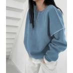 スウェット ドロップショルダーデザイントレーナー