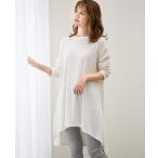 ショッピングチュニック チュニック スリット入り長袖チュニック