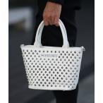 ショッピングスタッズ トートバッグ 「SOMEDIFF」モノグラムスタッズミニトートバッグ メンズ