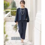 パンツドレス パーティードレス パンツスタイル セットアップ ケープデザイン ノースリーブ テーパードパンツ セレモニー レディース パンツドレス 大