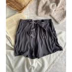 ルームウェア パジャマ お揃いフレアパンツ ナイトブラ内蔵-ラクシア for room-【ショートパンツ単品】
