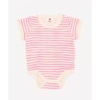 ベビー服 クジラボーダー半袖ボティシャツ