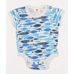 ベビー服 車魚ボディシャツ