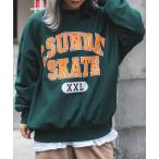 スウェット WEGO/ビンテージ ヘビーウエイトカレッジビッグシルエットプルオーバー