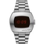 腕時計 HAMILTON 「ハミルトン」 腕時計 PSR （ピーエスアール） Digital クオーツ 40.8mm x 34.7mm ブラック×シル