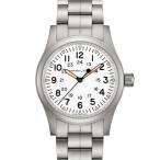 腕時計 HAMILTON 「ハミルトン」 腕時計 Khaki Field （カーキ フィールド）  メカニカル 機械式 38MM ホワイト×シルバー