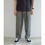 チノパン 「別注」「WEB限定」「3/2 WORKS」GLR 2プリーツ チノパンツ メンズ